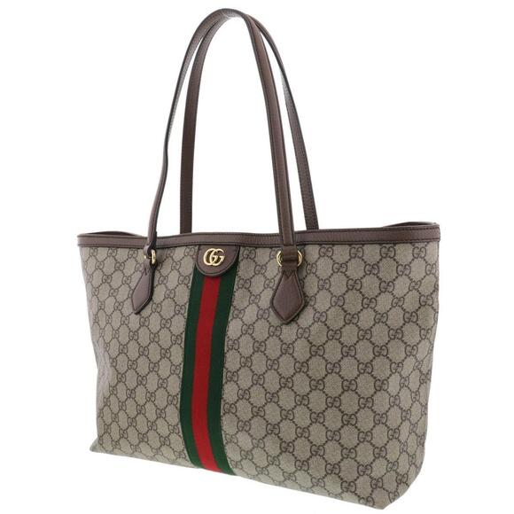 Gucci GG Supreme Tote Bag Handbag Ophidia Sherry B - Picture 2 of 6